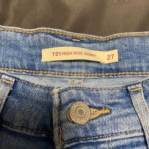 Levi 721 High Rise Skinny
